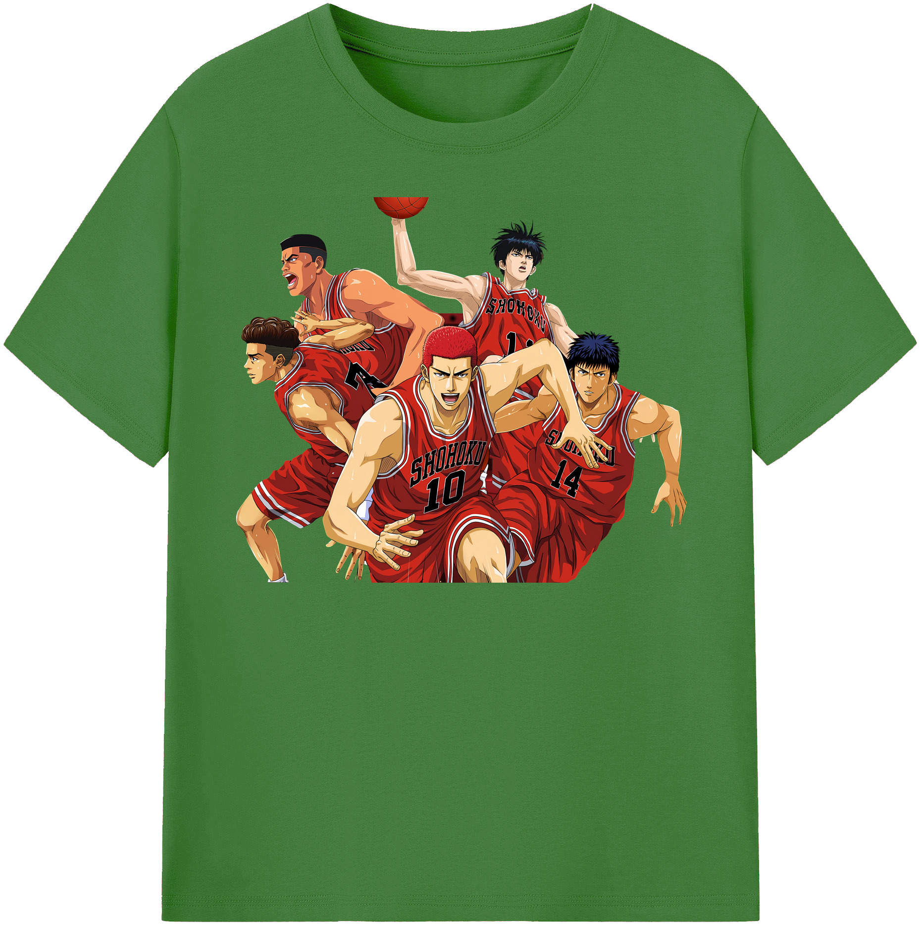 （画像用） SLAM DUNK／スラムダンク レディースカジュアルプリントTシャツ（綿100％）